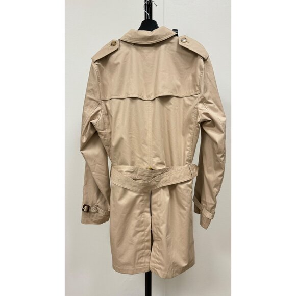 Burberry Men’s "Britton" Mid Length Trench Coat In Soft Fawn US44 - Picture 3 of 13